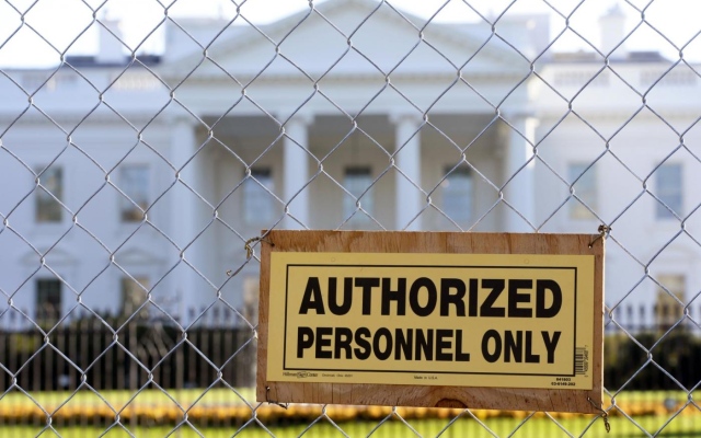 La recinzione della Casa Bianca