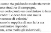 Un uomo sta guidando moderatamente in una stradina di campagna. Ad un certo punto un carabiniere…