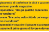 Il capo lo sgrida il primo giorno di lavoro ma la risposta del ragazzo è formidabile