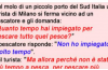 La storia del pescatore del sud Italia e il turista di Milano