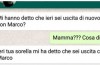 Ieri sera sei uscita di nuovo con Marco, ma la gaffe questa volta è colossale